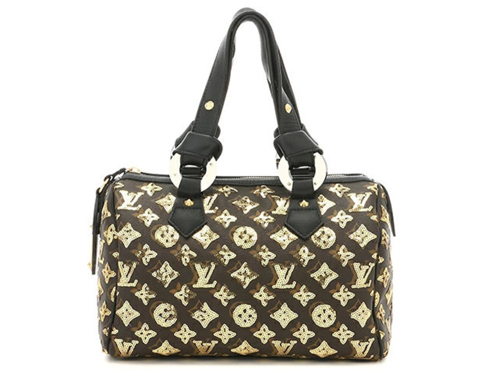 LOUIS VUITTON Speedy Bag Monogram Eclipse Black Ambre